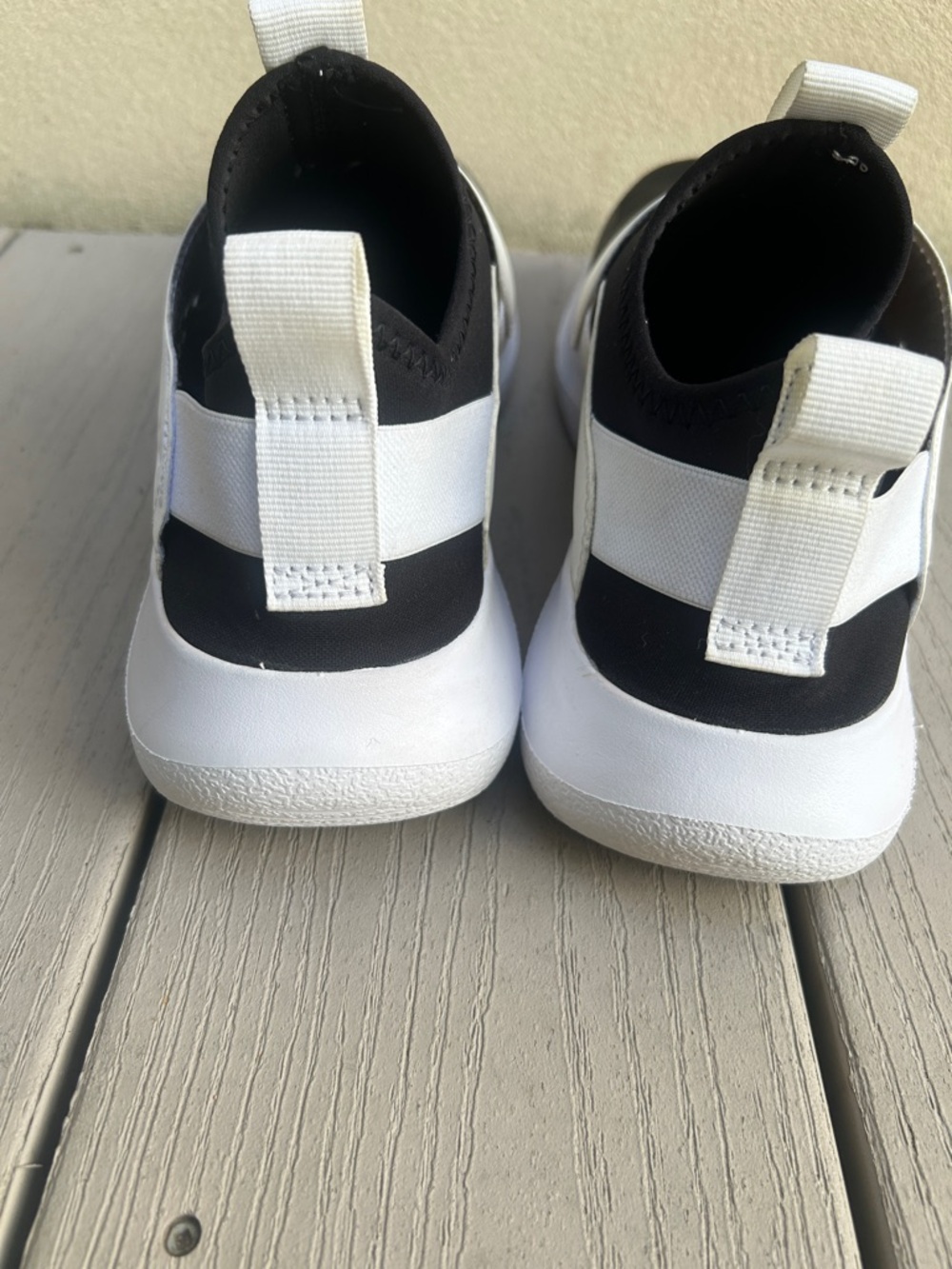 Under Armour MENS Black and White Slip-On Athletic Shoes - Picture 2 of 5